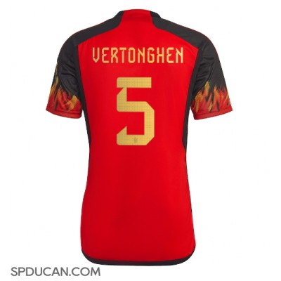 Muški Nogometni Dres Belgija Jan Vertonghen #5 Domaci SP 2022 Kratak Rukav